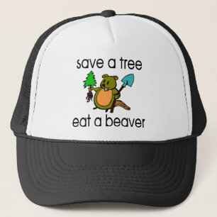 Eat A Beaver Trucker Hat