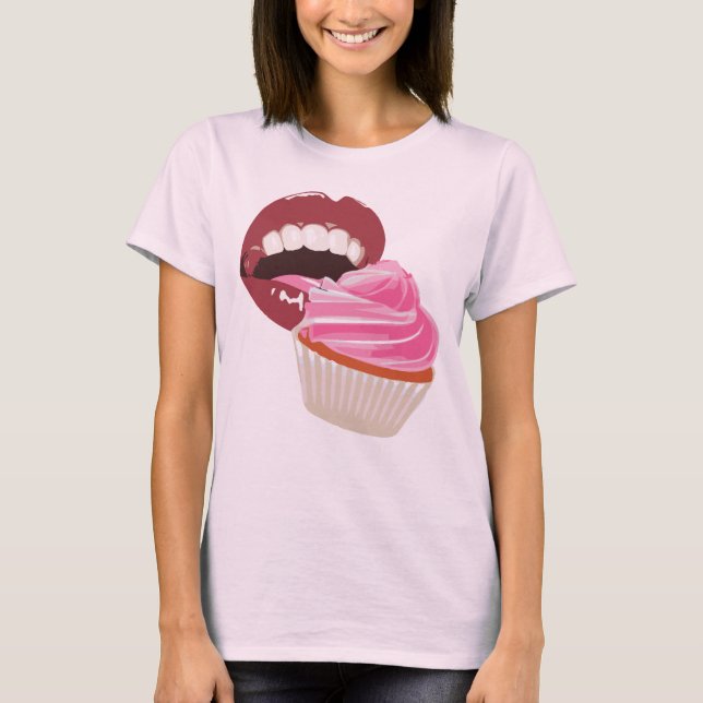 Eat a Cupcake T-Shirt (Front)