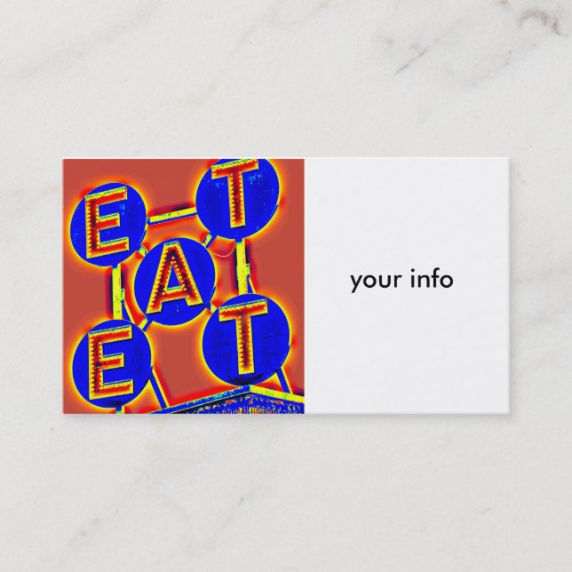 eat business card (Front)