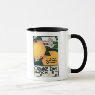 Eat CA Oranges on Orange Day Mug