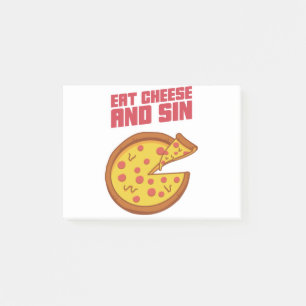 Eat Cheese And Sin Post-it Notes