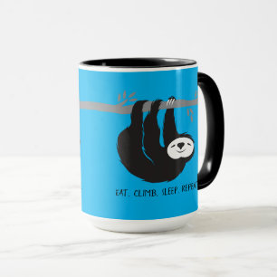 Eat. Climb. Sleep. Repeat. Mug