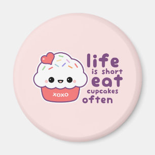 Eat Cupcakes Magnet