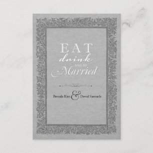 Eat Drink and be Married Invitation