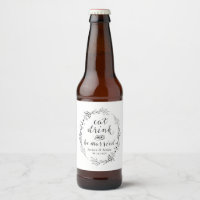 Eat Drink and Be Married Personalised