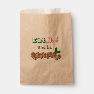 Eat, Drink and be Merry Favour Bags