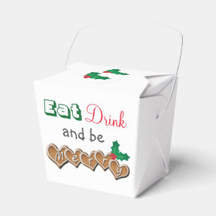 Eat, Drink and be Merry Favour Box