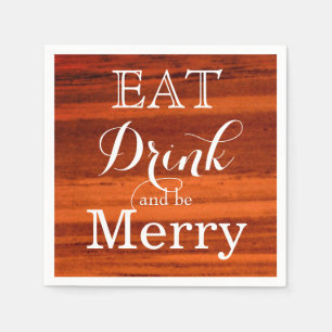 Eat Drink and be Merry Napkin