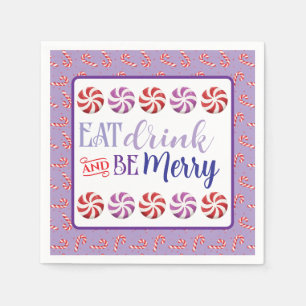 Eat Drink and be Merry Napkin