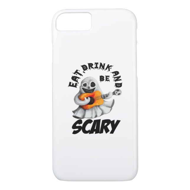 Eat Drink And Be Scared Minimal Clean Case-Mate iPhone Case (Back)