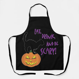 Eat, Drink, and Be Scary! Apron