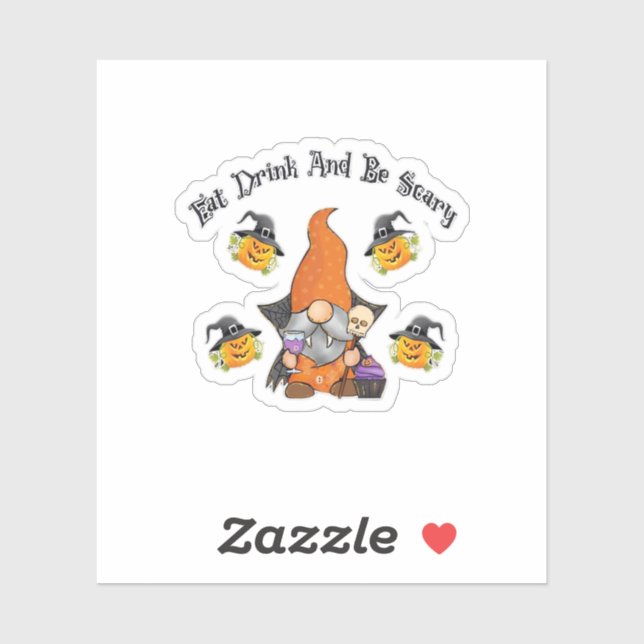 Eat Drink And Be Scary Basic Casual (Sheet)