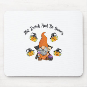 Eat Drink And Be Scary Basic Casual Mouse Mat