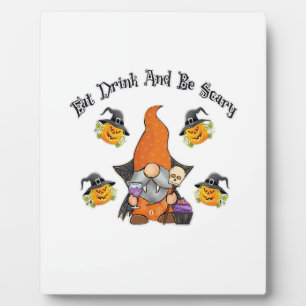 Eat Drink And Be Scary Basic Casual Plaque