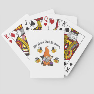 Eat Drink And Be Scary Basic Casual Playing Cards