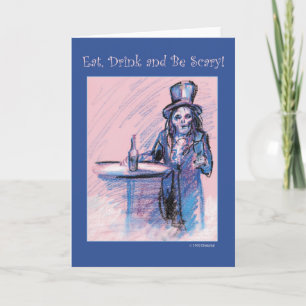 Eat, Drink and be Scary Card