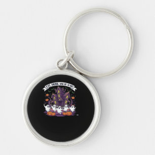 Eat Drink And Be Scary Classic Funny Retro Key Ring