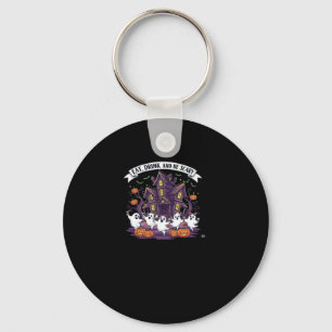 Eat Drink And Be Scary Classic Funny Retro Key Ring
