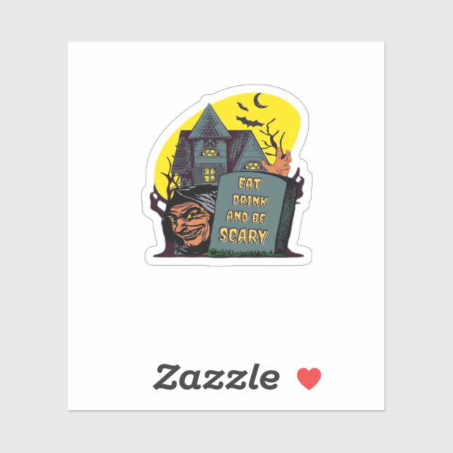 Eat Drink And Be Scary Classic Simple (Sheet)