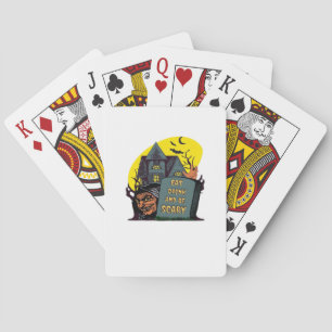 Eat Drink And Be Scary Classic Simple Playing Cards