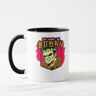 Eat Drink And Be Scary Frankenstein Halloween Crea Mug