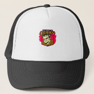 Eat Drink And Be Scary Frankenstein Halloween Crea Trucker Hat