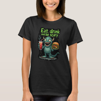 Eat Drink and be Scary Funny T-Shirt