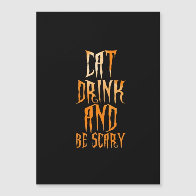 Eat Drink And Be Scary Funny Trendy (Front)