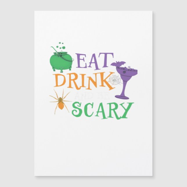 Eat Drink And Be Scary Halloween (Front)