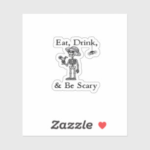 Eat Drink And Be Scary Halloween Aesthetic Style