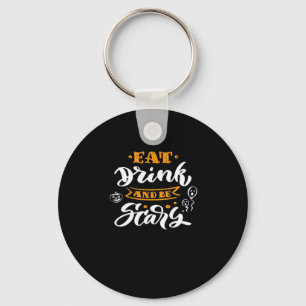 Eat Drink And Be Scary Halloween Creative Casual Key Ring