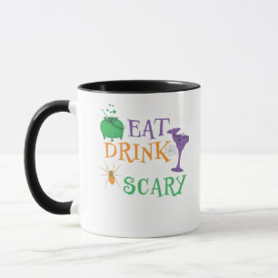 Eat Drink And Be Scary Halloween Mug