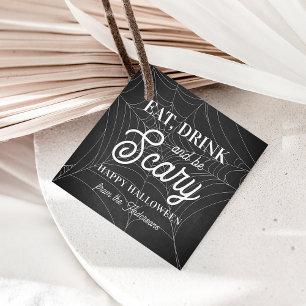 Eat, Drink and Be Scary Halloween Party Favour Tags