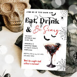 Eat Drink And Be Scary Halloween Party Invitation<br><div class="desc">Eat Drink And Be Scary Halloween Party Invitation</div>