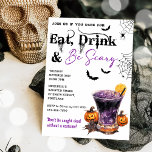 Eat Drink And Be Scary Halloween Party Invitation<br><div class="desc">Eat Drink And Be Scary Halloween Party Invitation</div>