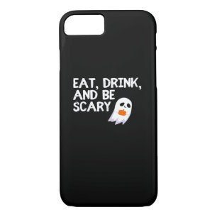 Eat Drink And Be Scary Halloween Spirit Modern iPhone 8/7 Case