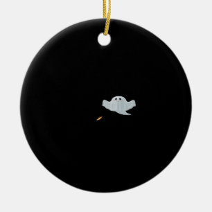 Eat Drink And Be Scary Halloween Trendy Casual Ceramic Tree Decoration