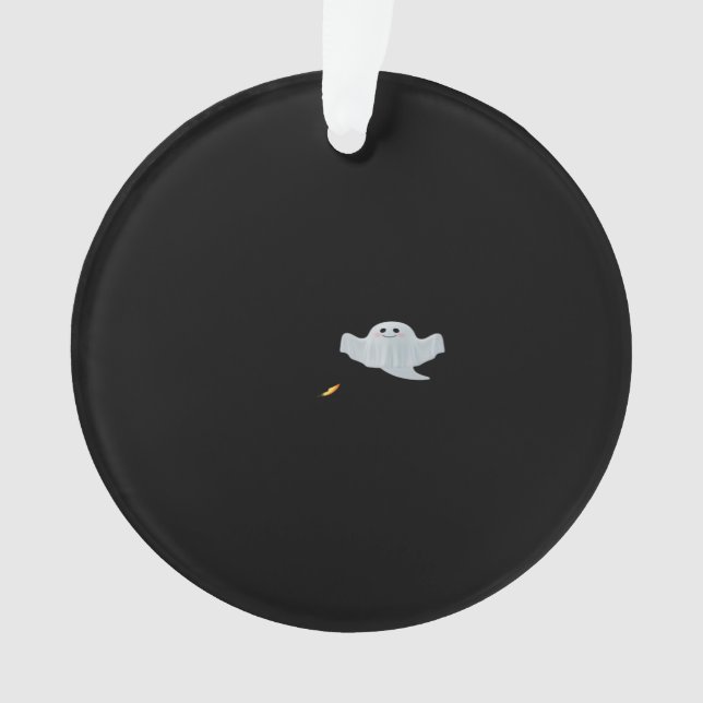 Eat Drink And Be Scary Halloween Trendy Casual Ornament (Front)