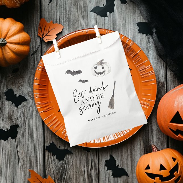 Eat Drink And Be Scary | Happy Halloween Favour Bags (Creator Uploaded)
