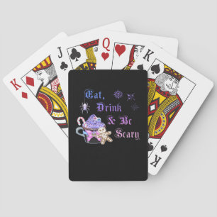 Eat Drink And Be Scary Hexmas Cool Unique Style Playing Cards