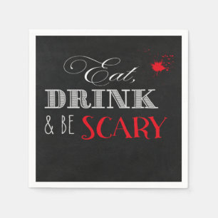 Eat drink and be scary napkins III