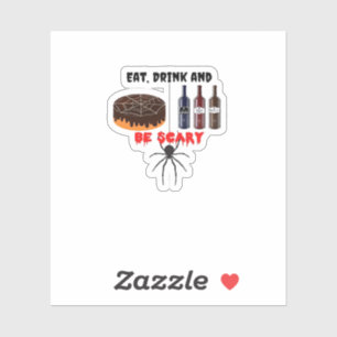 Eat Drink And Be Scary Retro Classic