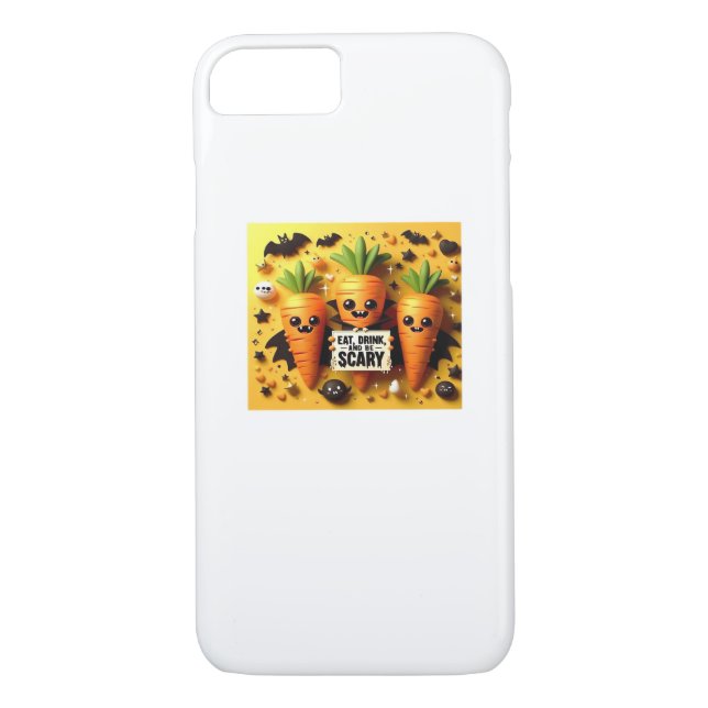 Eat Drink And Be Scary Retro Classic Case-Mate iPhone Case (Back)