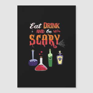 Eat Drink And Be Scary Vintage Art