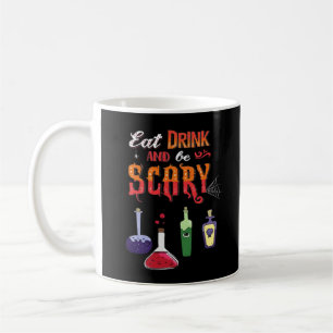 Eat Drink And Be Scary Vintage Art Coffee Mug