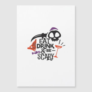 Eat Drink And Be Scary Vintage Graphic