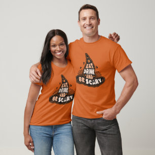 Eat Drink and Be Scary – Witch Hat T-Shirt