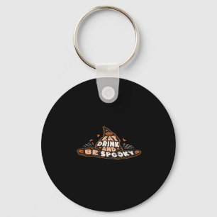 Eat Drink And Be Spooky Essential Vintage Style Key Ring