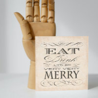 Eat Drink and Be Very Very Merry Anniversary