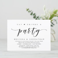 Eat, Drink and Party, Wedding Elopement